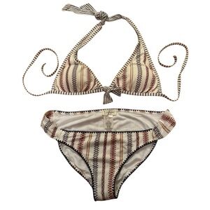 Jessica Simpson Aztek Boho Bikini style Size L 💕